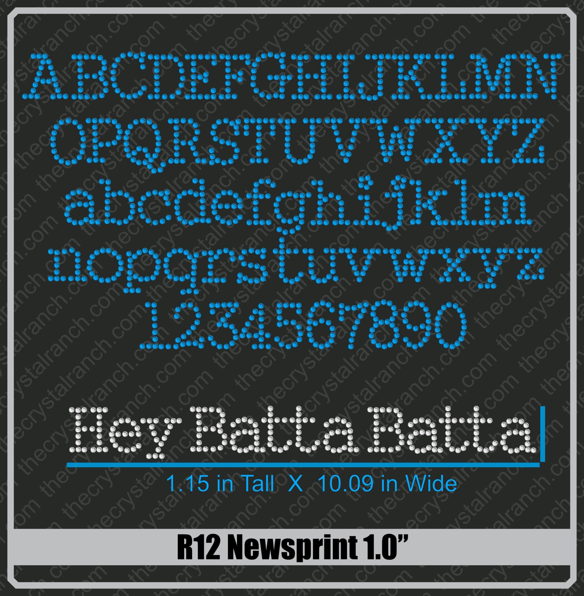 R12 Newsprint 1.0"