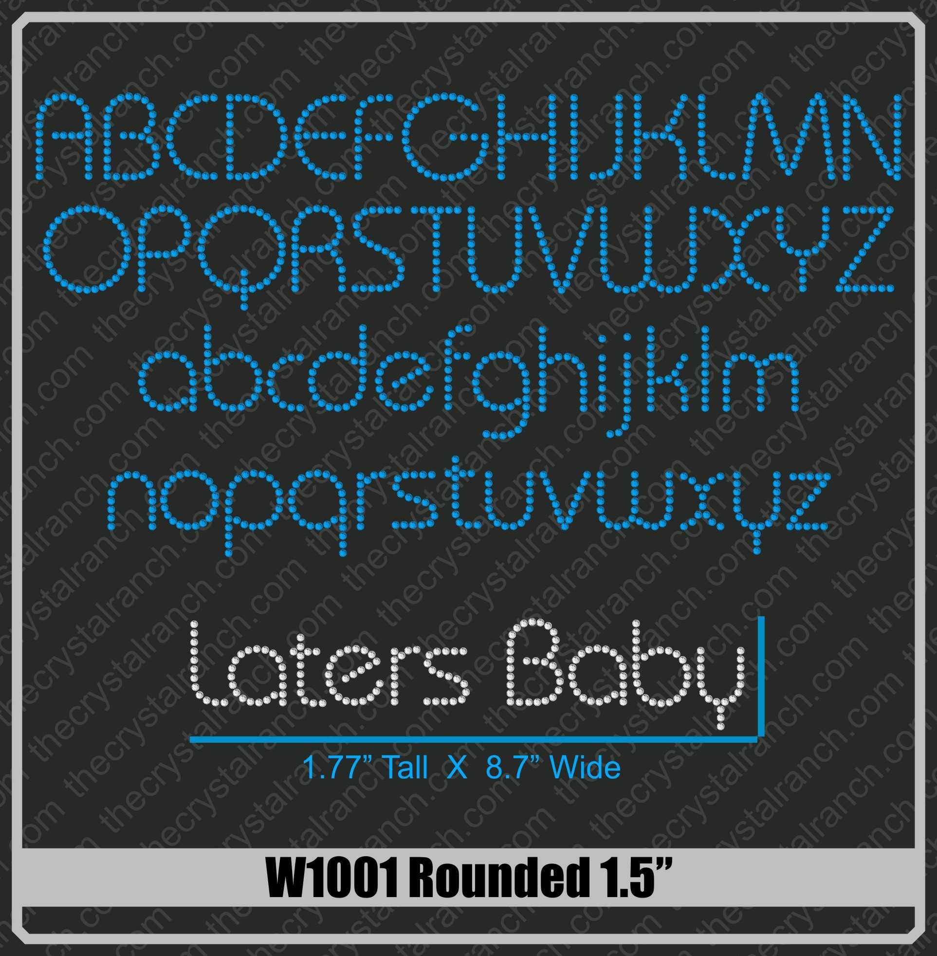W1001 Rounded 1.5"