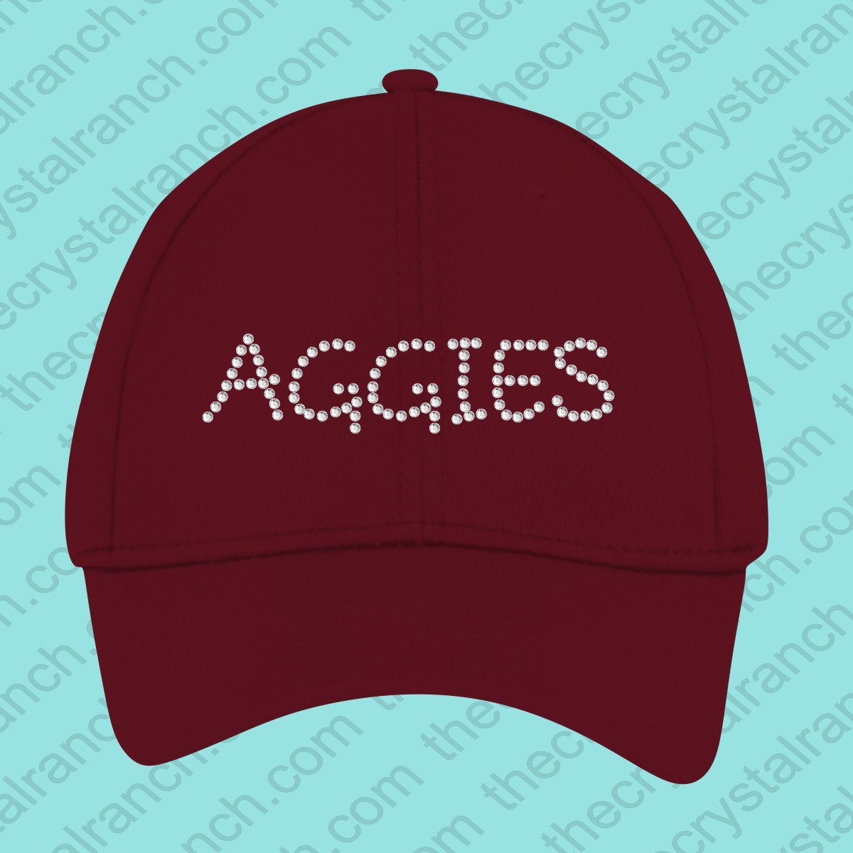Aggies Rhinestone Cap CP005A
