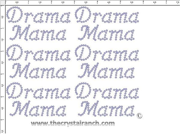 Drama Mama - Petite (6) Rhinestone Transfer CRK049