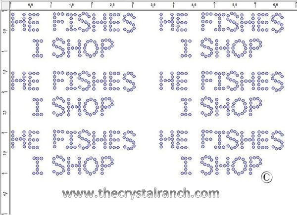 He Fishes I Shop - Petite (6) Rhinestone Transfer CRK070