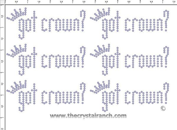 got crown? - Petite (6) Rhinestone Transfers CRK019