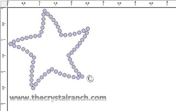 Star Rhinestone Transfer CRT021