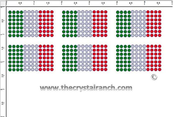 Italian Flag (Small) Rhinestone Transfer CRY273ck