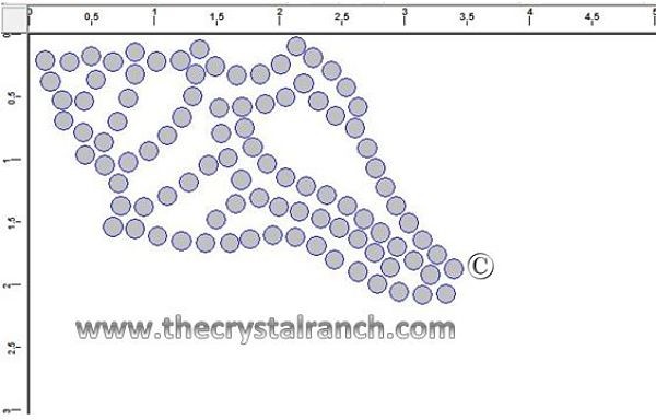 Shell Rhinestone Transfer CRY149c