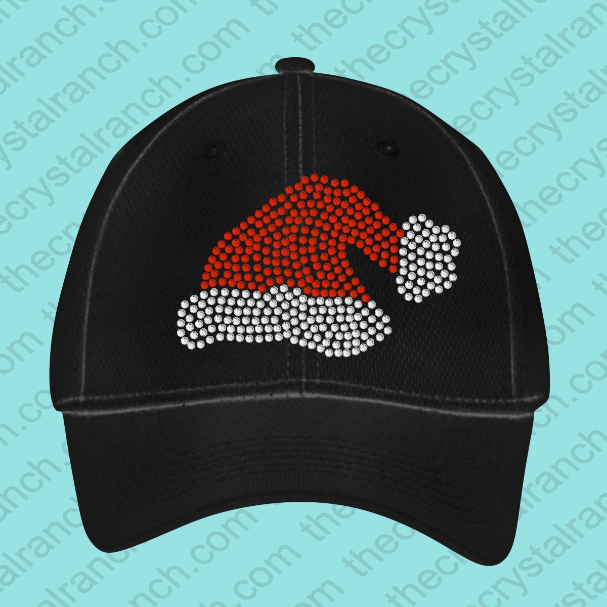 Santa Hat Rhinestone cap CH185