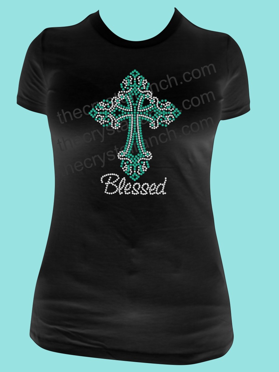 Blessed Rhinestone Tee TJ044 