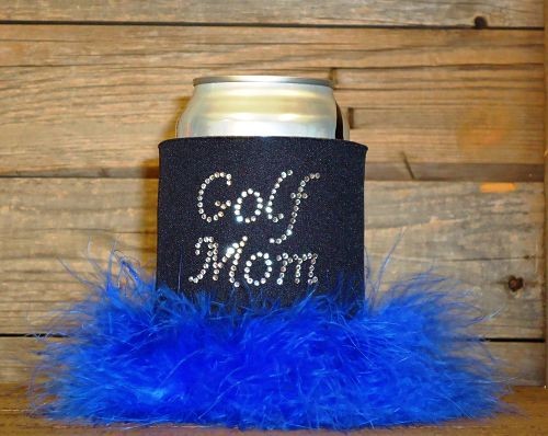 Golf Mom Rhinestone Drink Koozie KS045