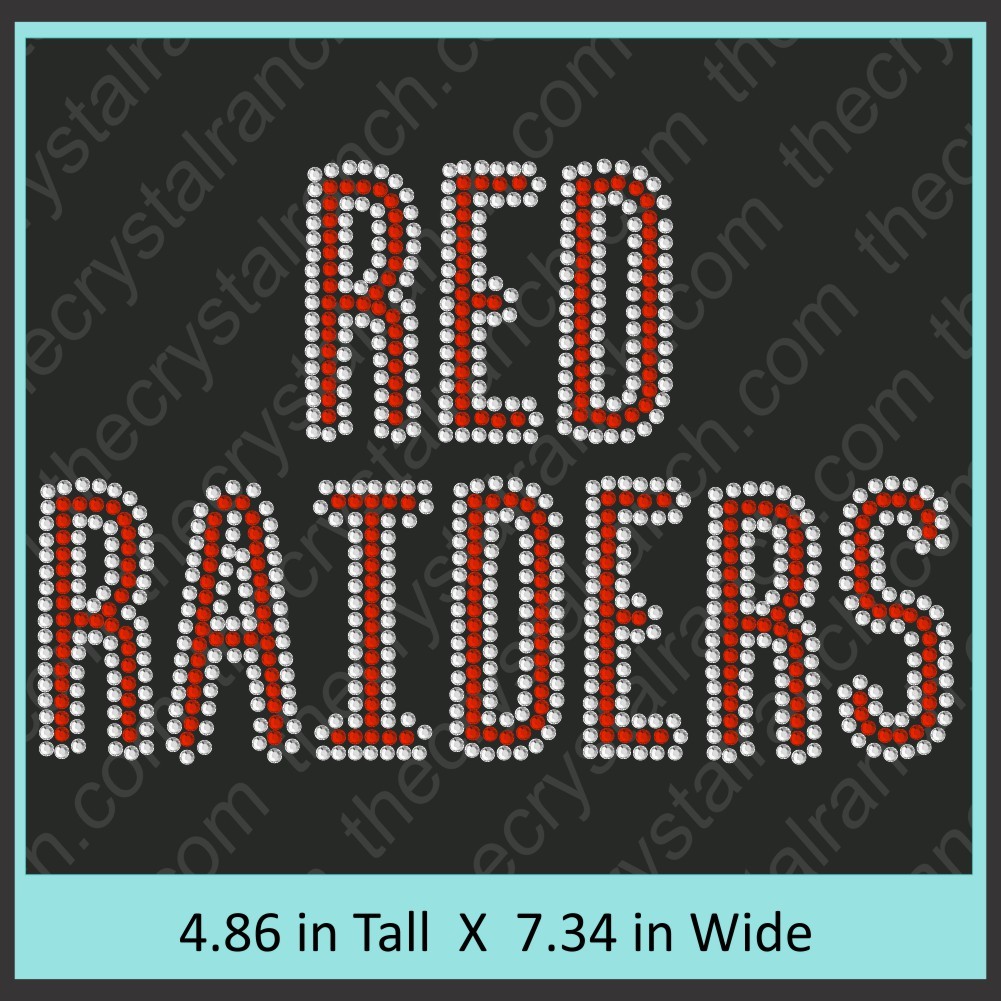 Red Raiders Transfer CRT054A