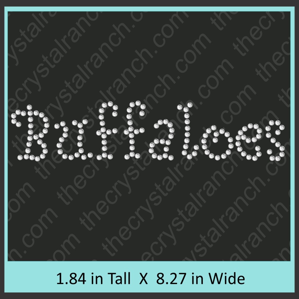 Buffaloes Rhinestone Transfer CRT113