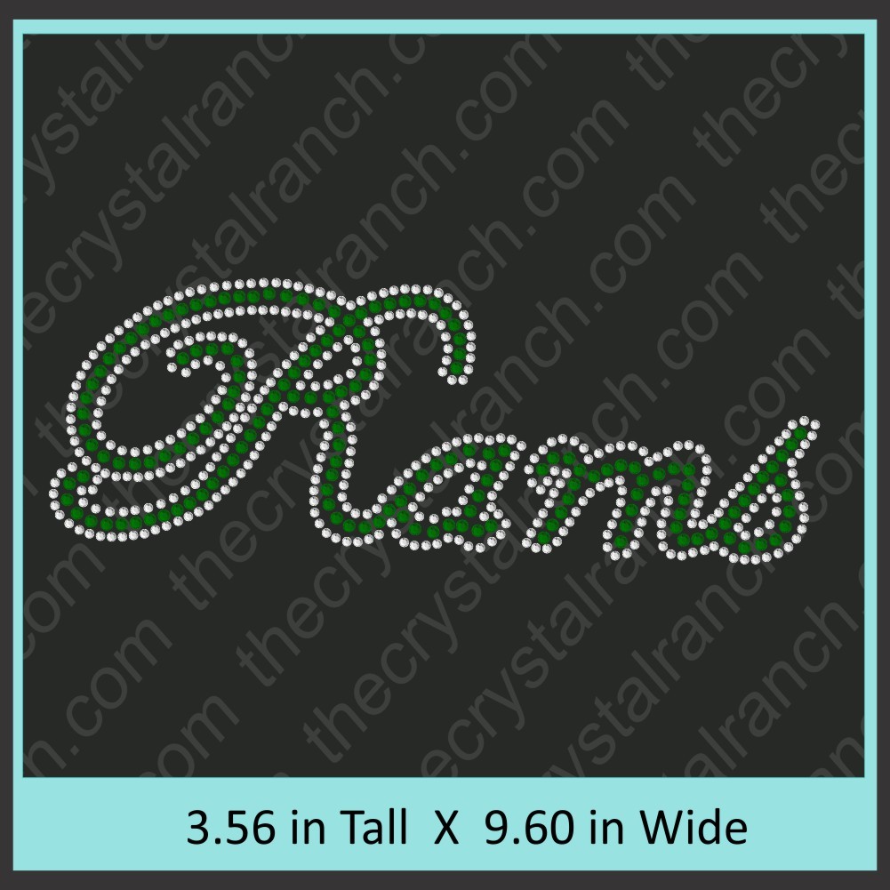 Rams Rhinestone Transfer CRT211
