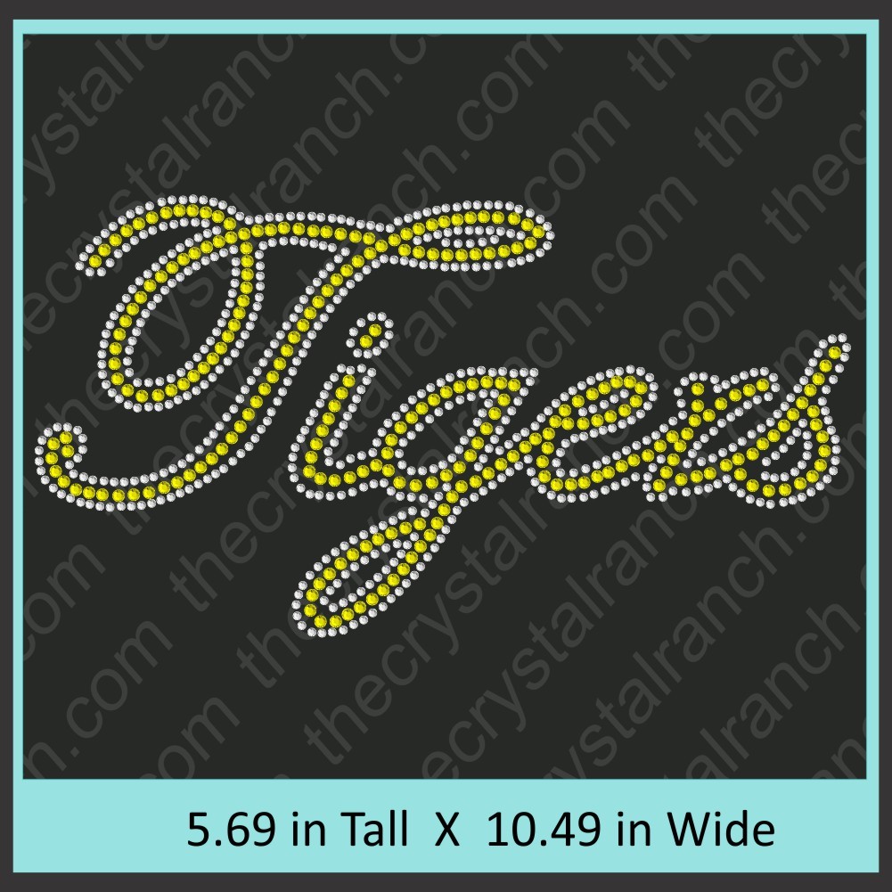 Tigers Rhinestone Transfer CRT234