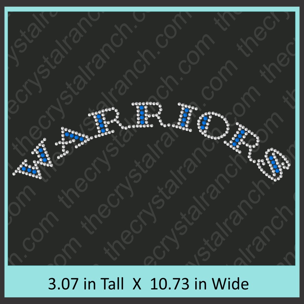 Warriors Rhinestone Transfer CRT259