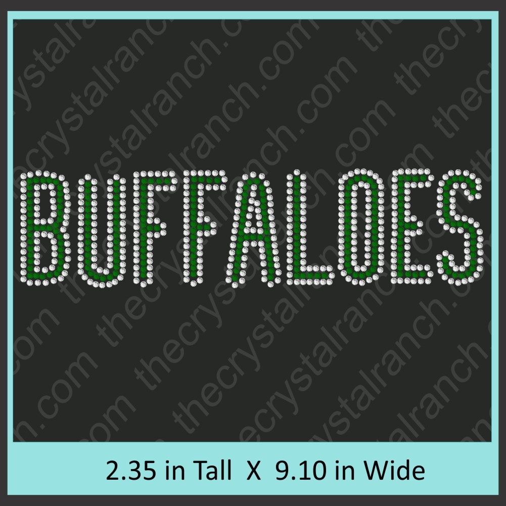 Buffaloes Rhinestone Transfer CRT269