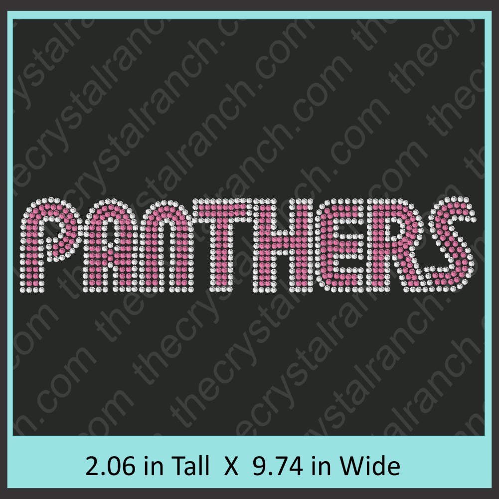 Panthers Rhinestone Transfer CRT310 