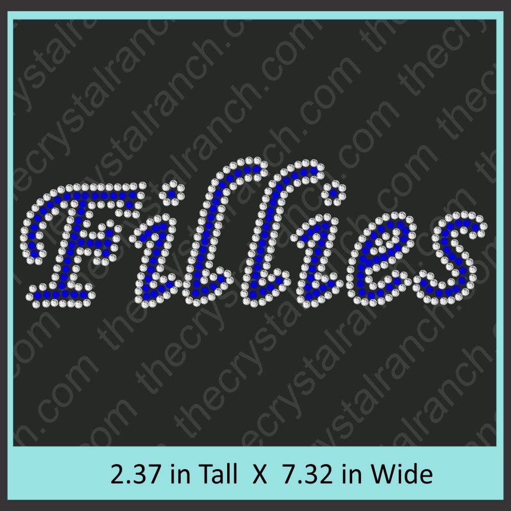 Fillies Rhinestone Transfer CRT333