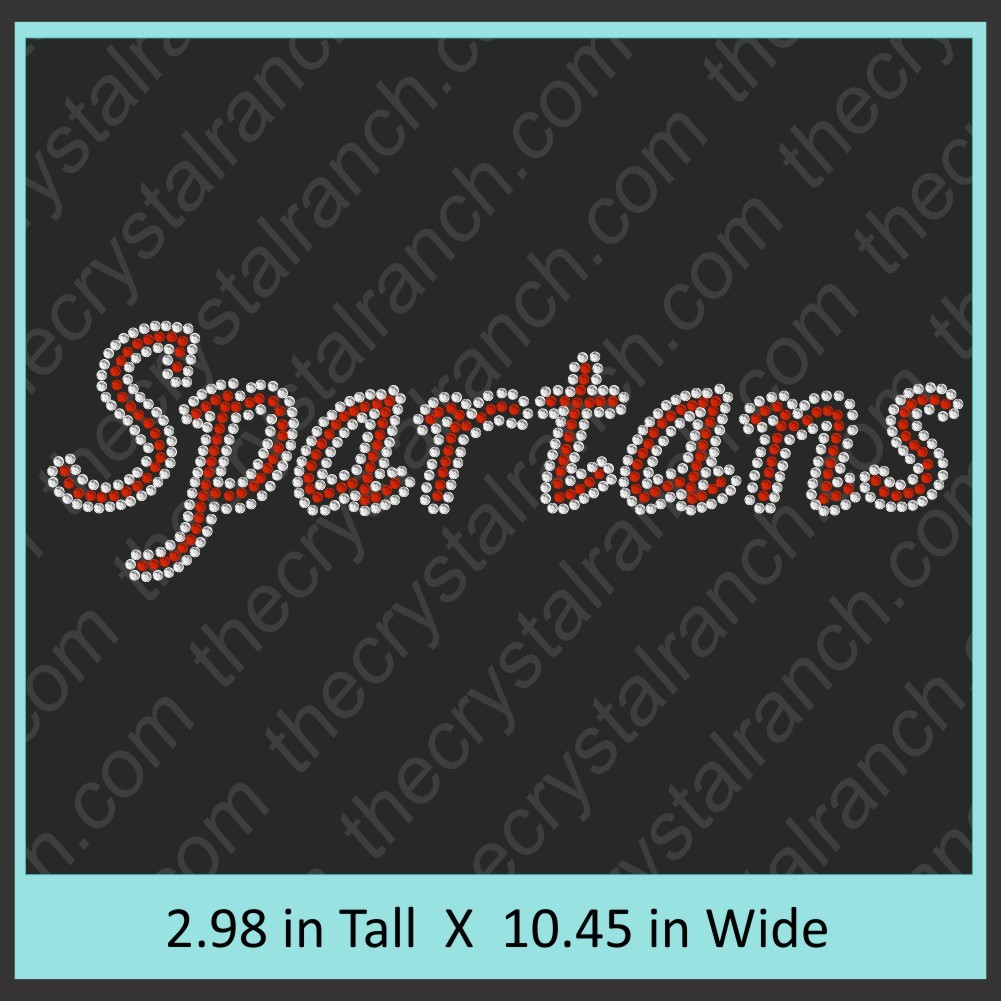 Spartans Rhinestone Transfer CRT343