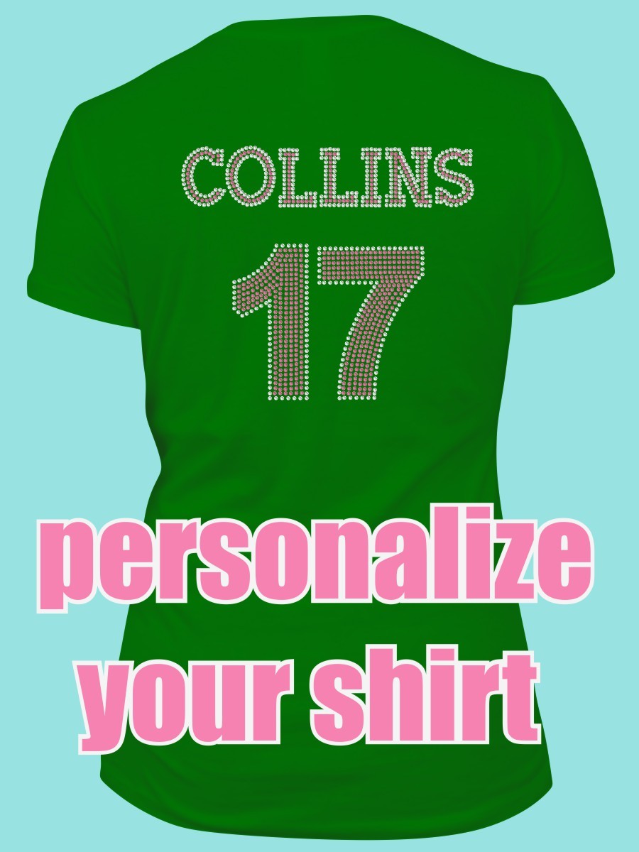 Personalization in Multi Colored Rhinestones TP044