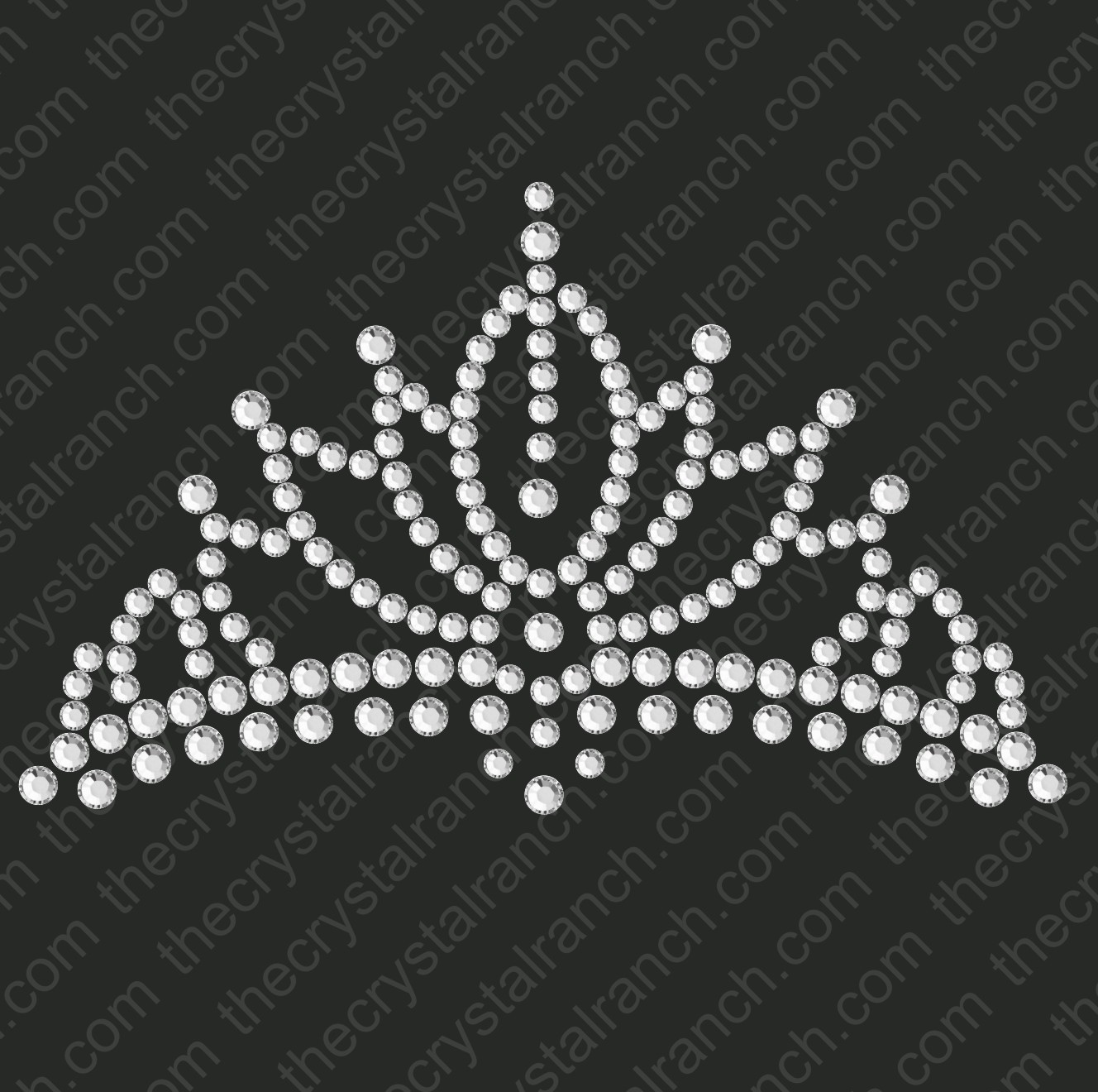DY020 Tiara Rhinestone Decal