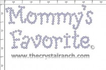 Mommy's Favorite Rhinestone Transfer CRF029A