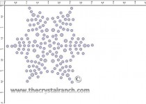 Snowflake Rhinestone Transfer CRH049