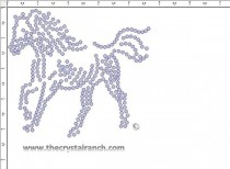 Horse Rhinestone Transfer CRR038