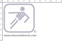 Soccer Symbol Rhinestone Transfer CRS089c
