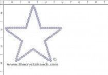 Star 3.5" Rhinestone Transfer CRT020a