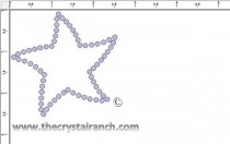 Star Rhinestone Transfer CRT021