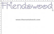 Friendswood Rhinestone Transfer CRT263