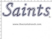 Saints Rhinestone Transfer CRT323