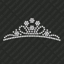 DY018 Tiara Rhinestone Decal