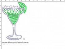 Margarita Rhinestone Transfer CRY198ck