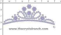 Tiara Rhinestone Transfer CRY018c