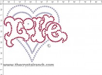 Love Heart Transfer CRY054