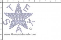 Texas Star Rhinestone Transfer CRY073c
