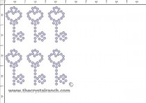 Key Rhinestone Transfer CRY125c