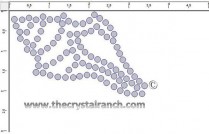 Shell Rhinestone Transfer CRY149c