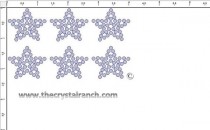 Star 1in Filled Rhinestone Transfer CRY153c