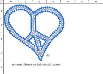 Peace Heart Transfer CRY226