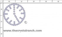 Clock Rhinestone Transfer CRY231c