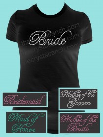 Bride Rhinestone Tee TF014