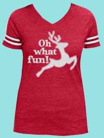 Oh What Fun Rhinestone and Glitter Tee THV006