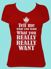 Tell Me What You Want Glitter Tee THV007