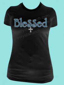 Blessed Rhinestone Tee TJ040