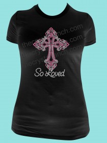 So Loved Rhinestone Tee TJ043 