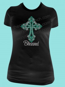 Blessed Rhinestone Tee TJ044 