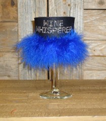 Wine Whisperer Rhinestone Drink Koozie KB027