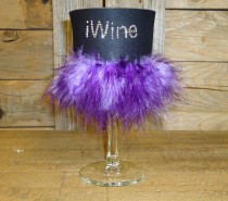 iWine Rhinestone Drink Koozie KB095