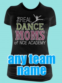 The Real Dance Moms of Your Dance Team Rhinestone Tee TP040 
